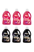 3 L X 6 Adet Siyahlar Için 3 Adet + Renkliler Için 3 Adet Sıvı Çamaşır Deterjanı thumbnail 1