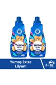 Yumoş Extra Konsantre Çamaşır Yumuşatıcısı Lilyum 1440 ml 60 Yıkama 2 Adet - 1