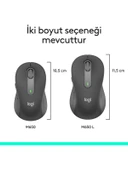 Logitech Signature M650 Büyük Boy Sağ El Için Sessiz Kablosuz Mouse - Siyah - 5