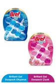 Wc Brilliant Gel Duopack Klozet Bloğu 1 Çiçek 1 Okyanus, 2 X 2'li Paket - 1