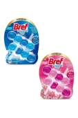 Wc Brilliant Gel Duopack Klozet Bloğu 1 Çiçek 1 Okyanus, 2 X 2'li Paket - 2
