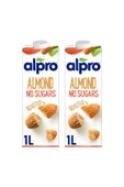 Alpro Şekersiz Badem Sütü 2 X1 Lt - 1