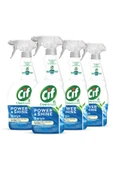 Power And Shine Sprey Yüzey Temizleyici Banyo Kireç Ve Sabun Kirlerini %100 Çözer 750 ml X4 - 1