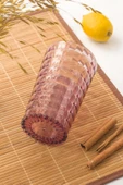 Allegra Mürdüm Bardak - 750 ml Tekli Akrilik Malzeme - Cam Değildir Kırılmaya Dayanıklı - 3