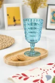 Allegra Aquamarin 6’lı Kadeh Bardak Seti 750 ml Akrilik Malzeme - Cam Değildir Kırılmaya Dayanıklı - 2
