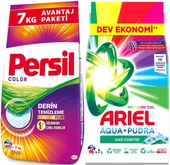 Persil Matik Toz Çamaşır Deterjanı 7KG Renkli (46 Yıkama) + 7KG Renklilere Özel / Dağ Esintisi thumbnail 1