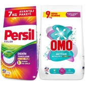 Persil Matik Toz Çamaşır Deterjanı 7KG Renkli (46 Yıkama) + 9KG Beyazlar ve Renkliler - 1