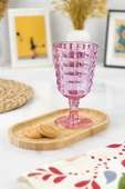 Allegra Mürdüm 6’lı Kadeh Bardak Seti 750 ml Akrilik Malzeme - Cam Değildir Kırılmaya Dayanıklı - 2
