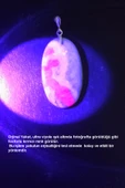 Ruby In Fuchsite Yakutlu Fuksit Kolye Ucu Gümüş Malzemeli 510-4 - 2