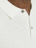 Jack Jones Cooper Knıt Triko Polo Yaka Erkek Tişört 12271483 thumbnail 4
