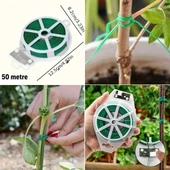 Derin Stok® 50 Metre Kendiliğinden Kesici Bıçaklı Bitki Saksı Kablo Sabitleme Teli - 5