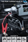Hepu Hp-M01 Jump Starter 5 İn 1 16000mAh Akü Takviye Cihazı Lastik Şişirme Kompresör Lamba Powerbank Çanta - 3