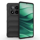 Xiaomi Poco X7 Kılıf Esnek TPU Oyuklu Arka Yüzey Tasarımlı Etnik Silikon Kapak - 5
