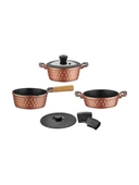 BRİONİ DİAMOND 5 PARÇA MİDİ SET ROSE - 1