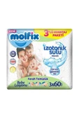 Molfix İzotonik Islak Havlu Ferah Temizlik  60 X 3'lü Paket 180 Yaprak - 1