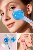Derin Stok® Buz Küre Yüz ve Göz Soğuk Masaj ve Terapi Topu Leke Önleyici Cilt Bakımı Göz Altı Terapi Topları - 8