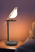Derin Stok® Saksağan Kuş Modeli Tekli Dokunmatik Aydınlatma Masa Üstü Gece Lambası Göz Korumalı Abajur - 8