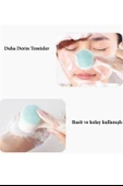 Derin Stok® 2li Set Çift Taraflı Cilt Temizleme Fırçası ve Yeşim Taşı Çift Taraflı Cilt Masaj Aleti - 8