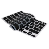 Apple Magic Keyboard-1 Klavye Koruyucu Silikon Kılıf Türkçe Q Baskılı (US to TR) A1314 A1242 ile Uyumlu - 1