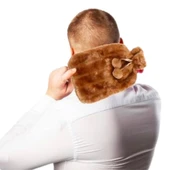 Derin Stok® 2 Litre Ponponlu Peluş Sıcak Su Torbası 1.Sınıf Kauçuk Malzeme - 5