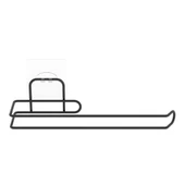 Derin Stok® Kendiliğinden Yapışkanlı Krom Paslanmaz Metal Havlu Kağıtlık Aparatı - 3