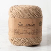 La Mia Re-Tweed Bej Melanj El Örgü İpi - L122 - 34407 - 1