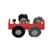 Derin Stok® 12li Kalıpçı Taşlama Uçları Seti Tel Fırça Gravür Uçları Seti - 8