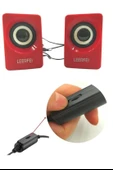 Derin Stok® N62 1+1 Multimedia USB ve Jacklı Mini Hoparlör Yüksek Stereo Ses Sistemi - 9