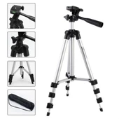 Derin Stok® Taşıma Çantalı 130 cm Profesyonel Alüminyum Kamera Tripodu - 1