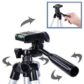 Derin Stok® Taşıma Çantalı 130 cm Profesyonel Alüminyum Kamera Tripodu - 6