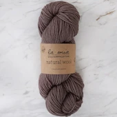 La Mia Natural Wool Açık Kahverengi El Örgü İpi - H5 - 33604 - 1