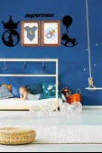 Derin Stok® DECO103 Supermen Dekoratif Duvar Süsü Tablo Aksesuar Ahşap Tasarım Hediye Pano Sticker Seti - 1