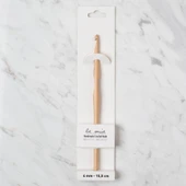 La Mia Whitewood 4 mm 15.5 cm Ahşap Yün Tığ - 1