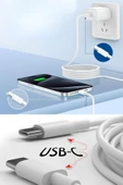 Derin Stok® Apple 15/15 Pro Type-C to Type-C Hasır Örgü Hızlı Şarj Kablosu (1m) - 10