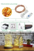 Derin Stok® Yılbaşı ve Özel Konsept Dekorasyon 5 Mt USB Bağlantılı Led Işık - 7