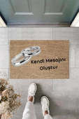 Dijital Baskı Kişiye Özel İç Kapı Dekorasyon Paspas  PS11249 - 1