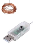 Derin Stok® Yılbaşı ve Özel Konsept Dekorasyon 5 Mt USB Bağlantılı Led Işık - 3