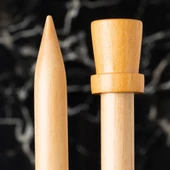 La Mia Whitewood 10 mm 36 cm Ahşap Örgü Şişi - 2