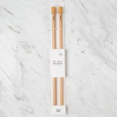 La Mia Whitewood 10 mm 36 cm Ahşap Örgü Şişi - 1