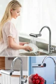 Derin Stok® 3 Farklı Modlu Çok Amaçlı Musluk Adaptörü Evrensel Musluk Başlığı Şelale Musluk - 7