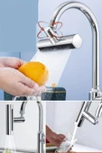Derin Stok® 3 Farklı Modlu Çok Amaçlı Musluk Adaptörü Evrensel Musluk Başlığı Şelale Musluk - 9