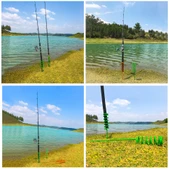 Spiral Olta Tutucu Kamış Ayağı 2 Adet Turuncu thumbnail 2