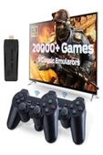 4K Destekli Atari 2.4G Uyumlu Kablosuz Çift Kol Atari Retro 20.000 Üzeri Oyun Game Stick - 2