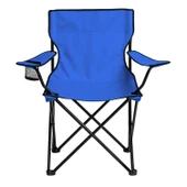 Katlanır Kamp Piknik Sandalyesi - Bardaklıklı - (DY.001) - Mavi - Taşıma Çantalı - 8