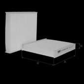 FİL HC7266 POLEN FİLTRESİ SUZUKİ SX4 S-CROSS 1.6 1.6D-DIS 2013- VİTARA 2015- SUBARU İMPREZA 1.6İ 2.0İ 2.5İ 2000- - 1