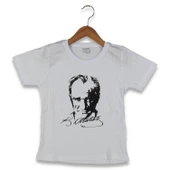 Atatürk Baskılı Çocuk Tişört BGL-ST04548 - 4
