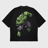 Oversize 'Hulk' Baskılı T-Shırt - 3