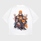 Oversize 'Naruto' Baskılı T-Shırt thumbnail 1