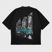 Oversize 'Porsche' T-Shırt thumbnail 2