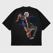 Oversize 'Kawhi Leonard' Baskılı T-Shırt - 3